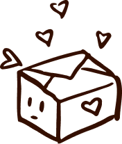 Shipping box icon